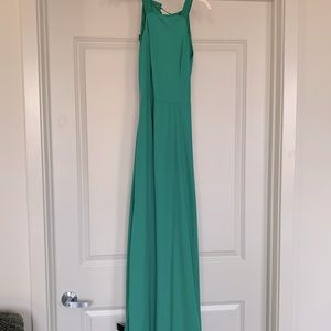 High Neck Corset Back Maxi